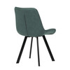 Jídelní židle, zelená, látka vintage, HC-V3066 GRN3