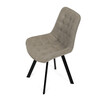 Jídelní židle, béžová, látka vintage, HC-V3066 LAN3