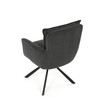 Jídelní židle, šedá, manšestrová látka, HC-X1128 GREY2