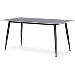 Jídelní stůl 160x90cm, keramika, mramor, HT-406M GREY