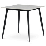 Jídelní stůl 80x80cm, keramika, mramor, HT-398M WT