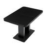 Jídelní stůl rozkládací 120-160x80 cm, mdf, černá, HT-D1926 BK