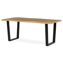 Jídelní stůl 180x90cm, mdf, divoký dub, HT-F4218 OAK