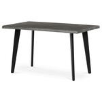 Jídelní stůl 130x80cm, mdf, šedý dub, HT-F4413 GREY