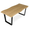 Jídelní stůl 180x90cm, mdf, divoký dub, HT-F4218 OAK