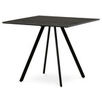 Jídelní stůl 90x90cm, lamino, šedý dub, HT-R5190 GREY