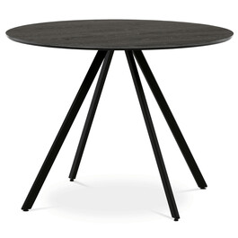 Kulatý jídelní stůl 100x100cm, lamino, šedý dub, HT-R5010 GREY