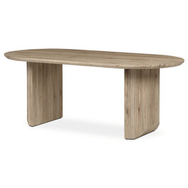 Jídelní stůl 200x100cm, mdf, dub san remo, HT-W1578 SRE