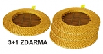 Bambusovo ratanový tácek žlutý 3+1 ZDARMA
