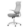 Kancelářská židle, houpací mechanismus, šedá síťovina, KA-A182 GREY