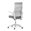 Kancelářská židle, houpací mechanismus, šedá síťovina, KA-A182 GREY