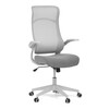Kancelářská židle, houpací mechanismus, šedá síťovina, KA-A182 GREY