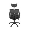 Kancelářská židle, houpací mechanismus, černá síťovina, KA-B1025 BK