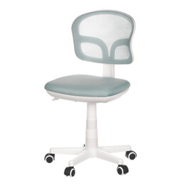 Dětská židle, výškově nastavitelná, modrá síťovina, KA-C801 BLUE