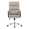 Kancelářské křeslo, houpací mechanismus, béžová ekokůže, KA-D8104 SIL
