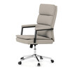 Kancelářské křeslo, houpací mechanismus, béžová ekokůže, KA-D8104 SIL
