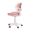 Dětská židle, výškově nastavitelná, růžová síťovina, KA-C801 PINK