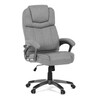 Kancelářské křeslo, houpací mechanismus, šedá látka, KA-C715 GREY2