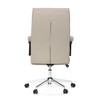Kancelářské křeslo, houpací mechanismus, béžová ekokůže, KA-D8104 SIL