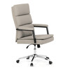 Kancelářské křeslo, houpací mechanismus, béžová ekokůže, KA-D8104 SIL