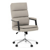 Kancelářské křeslo, houpací mechanismus, béžová ekokůže, KA-D8104 SIL
