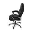 Kancelářské křeslo, houpací mechanismus, černá látka, KA-C715 BK2