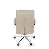 Kancelářské křeslo, houpací mechanismus, béžová ekokůže, KA-D8104 SIL