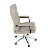 Kancelářské křeslo, houpací mechanismus, béžová ekokůže, KA-D8104 SIL