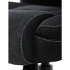 Kancelářské křeslo, houpací mechanismus, černá látka, KA-C715 BK2