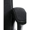 Kancelářské křeslo, houpací mechanismus, černá látka, KA-C715 BK2