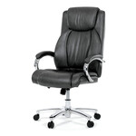 Kancelářské křeslo, houpací mechanismus, šedá ekokůže, KA-F1385 GREY