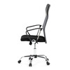 Kancelářská židle, houpací mechanismus, šedá síťovina, KA-E305 GREY