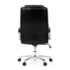Kancelářské křeslo, houpací mechanismus, černá ekokůže, KA-F1385 BK