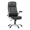 Kancelářské křeslo, houpací mechanismus, šedá ekokůže, KA-F1218 GREY