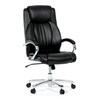 Kancelářské křeslo, houpací mechanismus, černá ekokůže, KA-F1385 BK