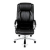 Kancelářské křeslo, houpací mechanismus, černá ekokůže, KA-F1385 BK