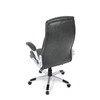 Kancelářské křeslo, houpací mechanismus, šedá ekokůže, KA-F1218 GREY