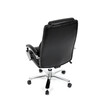 Kancelářské křeslo, houpací mechanismus, černá ekokůže, KA-F1385 BK