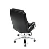 Kancelářské křeslo, houpací mechanismus, černá ekokůže, KA-F1385 BK