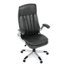 Kancelářské křeslo, houpací mechanismus, šedá ekokůže, KA-F1218 GREY