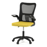 Dětská židle, houpací mechanismus, žlutá síťovina, KA-K2006 YEL