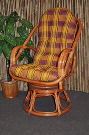 Polstr na křeslo Havai okrový