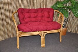 Polstr na lavici Bahama vínový