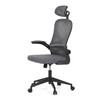 Kancelářská židle, houpací mechanismus, šedá, KA-K2021 GREY
