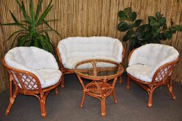 Polstry na soupravu Bahama velká bílé MAXI