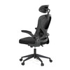 Kancelářská židle, houpací mechanismus, černá, KA-K2021 BK