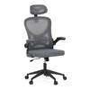 Kancelářská židle, houpací mechanismus, šedá, KA-K2021 GREY