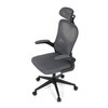 Kancelářská židle, houpací mechanismus, šedá, KA-K2021 GREY