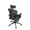 Kancelářská židle, houpací mechanismus, černá, KA-K2021 BK