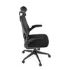 Kancelářská židle, houpací mechanismus, černá, KA-K2021 BK